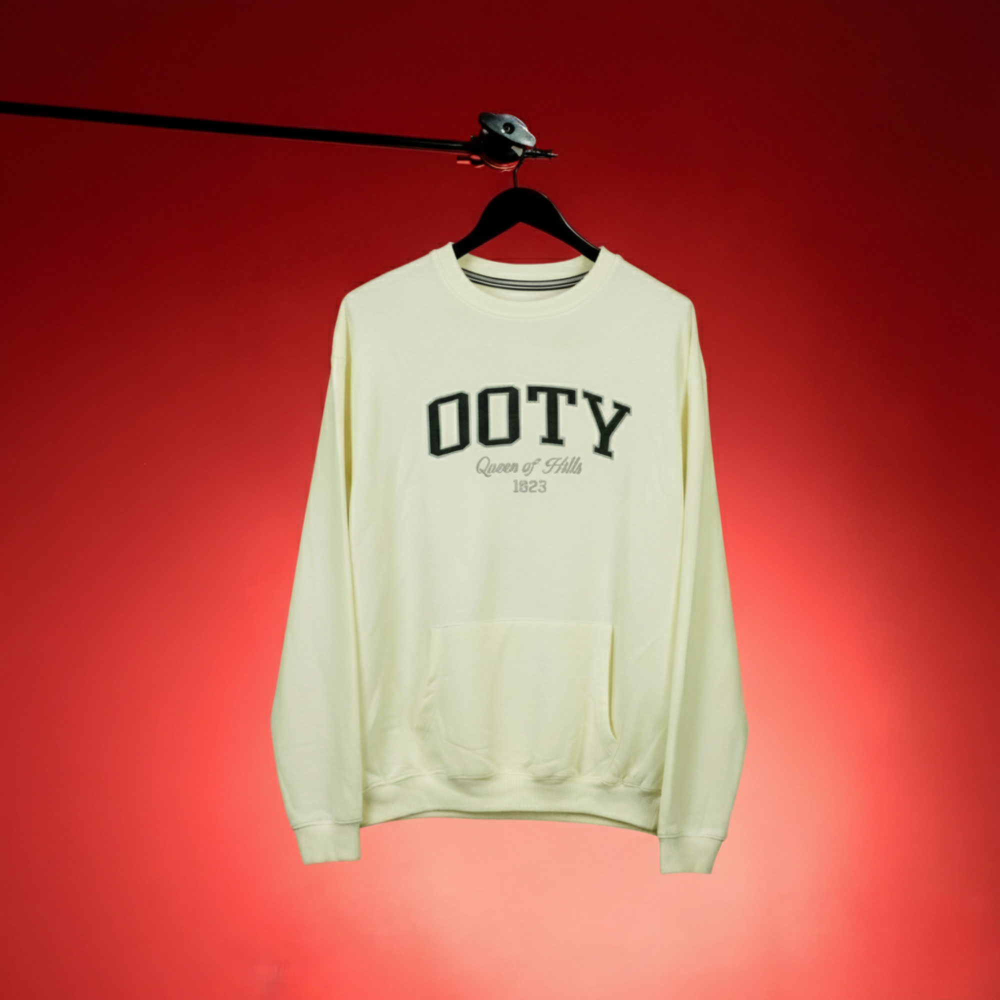 INDORA Unisex Cotton Sweatshirt – Ooty Edition | Oversized Streetwear