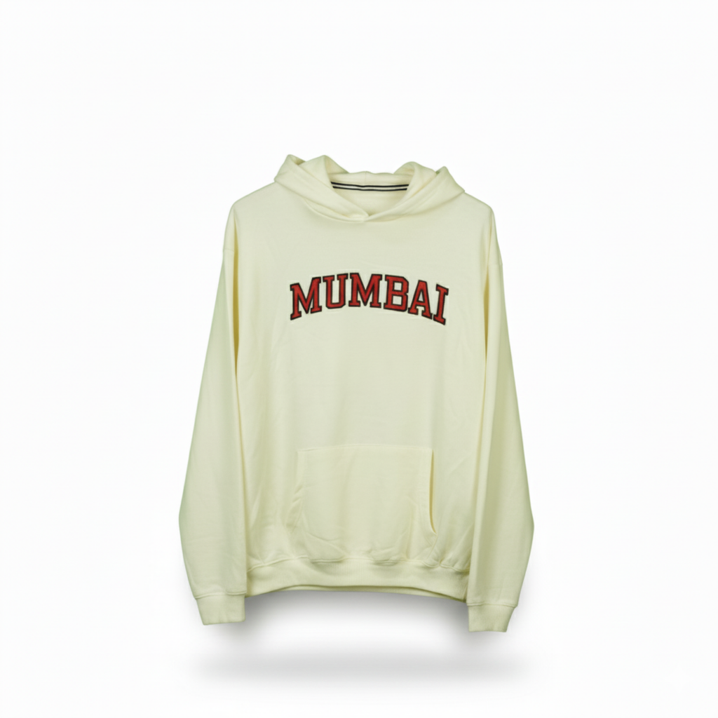 Mumbai City Hoodie - Off Whilte