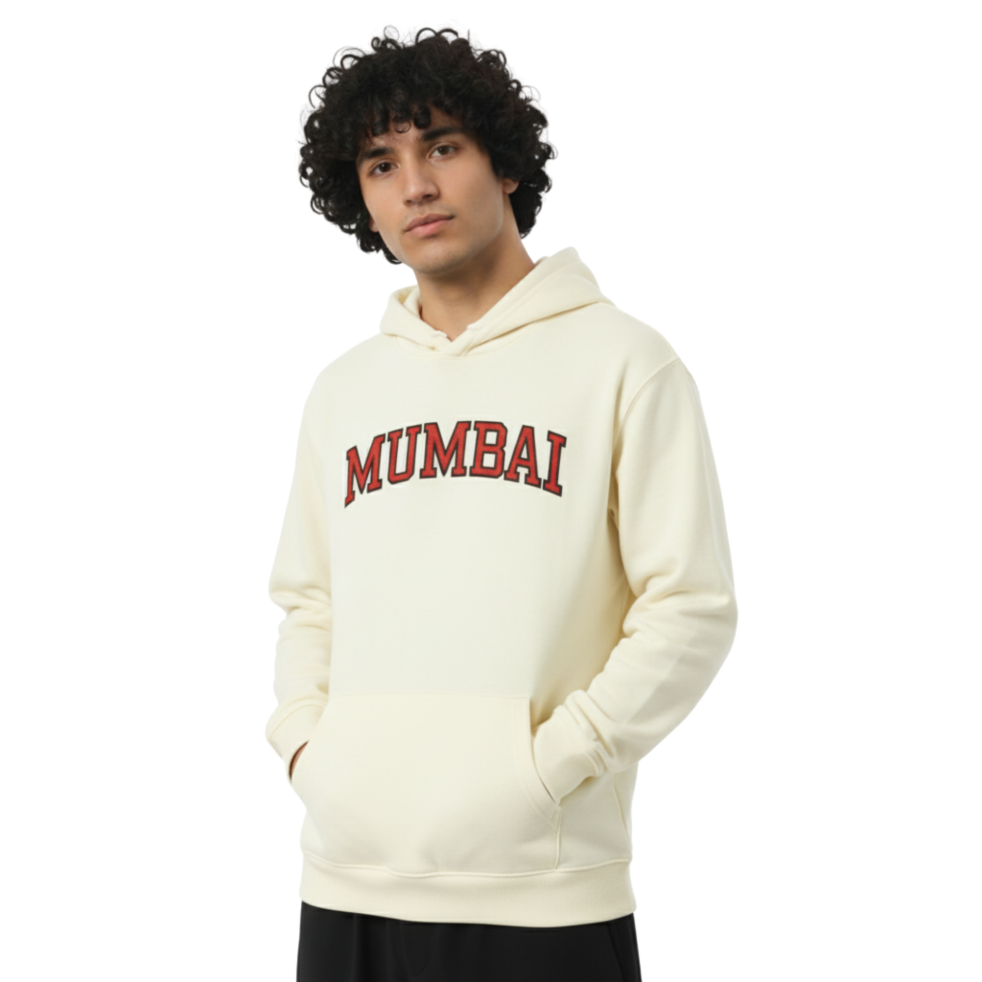Mumbai City Hoodie - Off Whilte