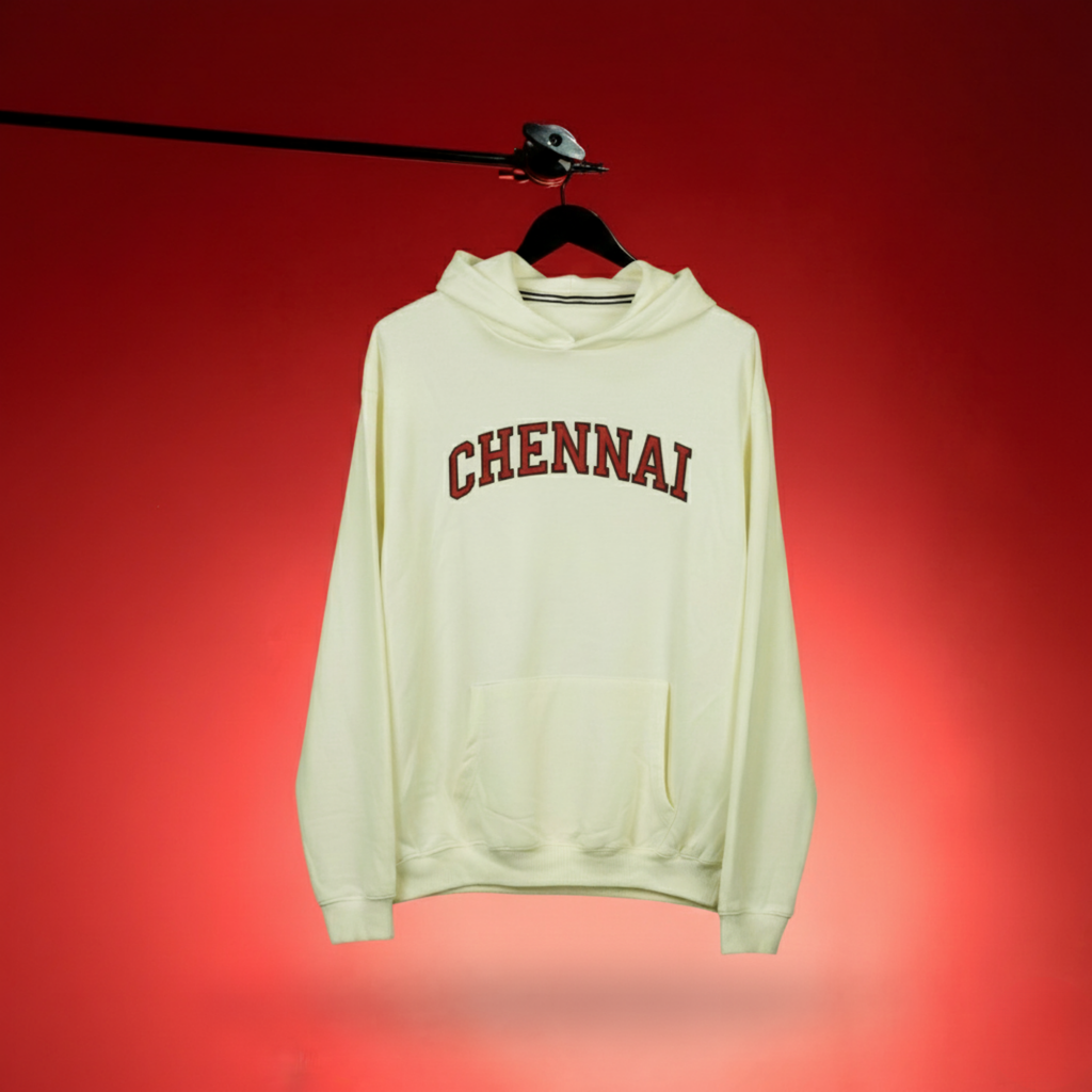 Chennai City Hoodies - Off White