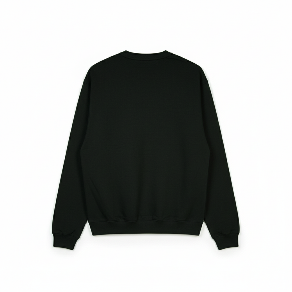 INDORA Unisex Cotton Sweatshirt –  Mysuru Edition | Streetwear Black